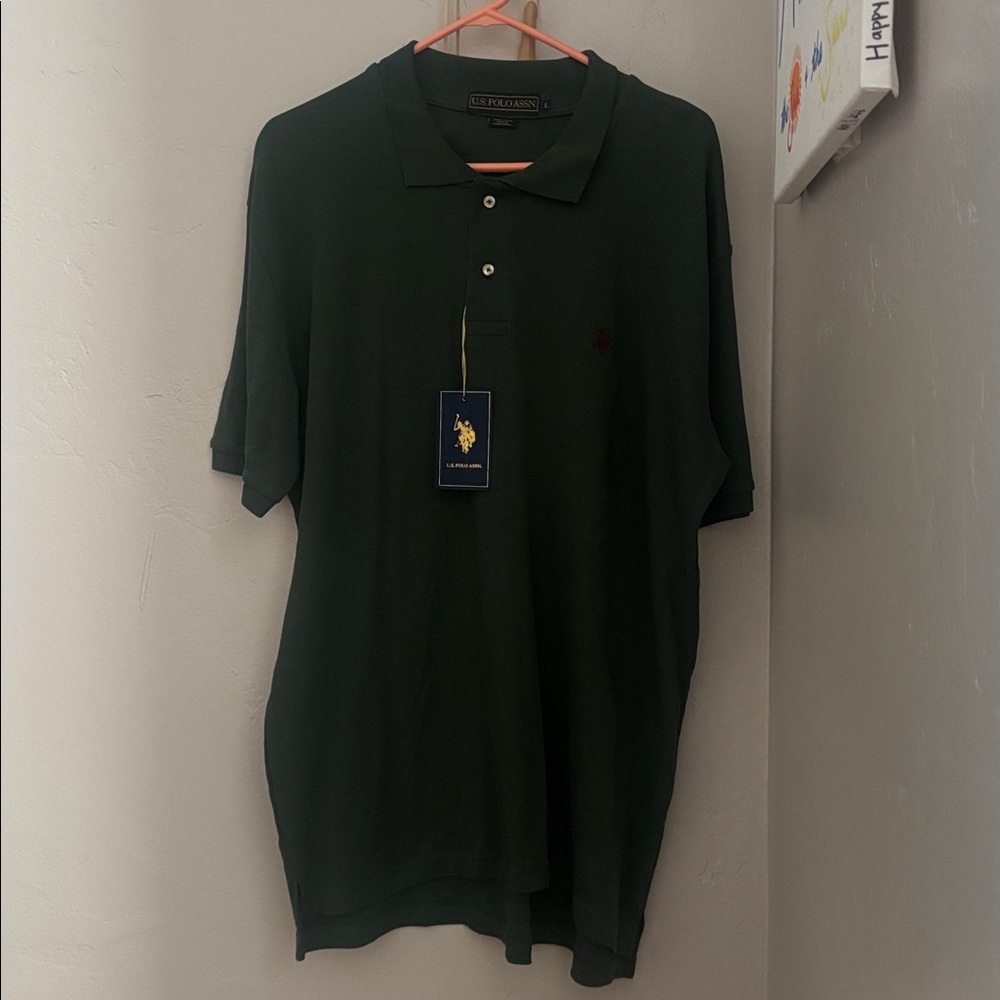 New with tag, U.S Polo assn, men’s polo shirt.